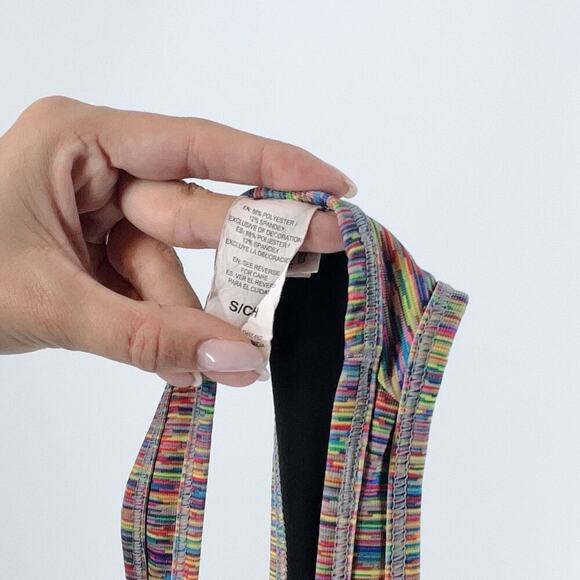 Reebok Multicolor Racerback Active Sportsbra Size Small - Picture 3 of 4